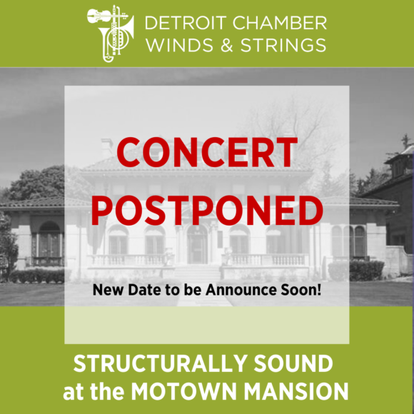 April 10 Concert Postponed